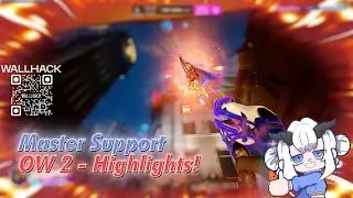 OW2 Master Support Highlights #esports  #ゲーマー女子 #adobe  #overwatch2  #wallhack