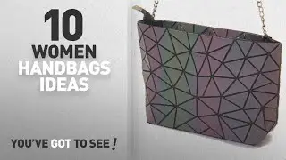 Top 10 Holographic Handbag [ Winter 2018 ]: HotOne Fashion Reflective Shoulder Bag Geometric