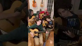 Is this a family of all guitar players? 👀 #shorts