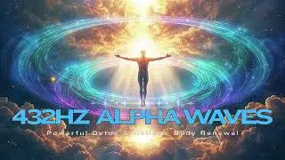 432Hz Restorative Alpha Waves  Powerful Detox & Holistic Body Renewal