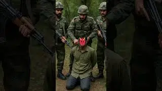 Pakistani intruder arrested by The Indian Army 🪖.#indiapakistan #india #war #terror