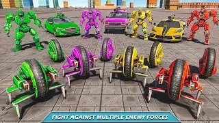 Spider Wheel Robot Game &ndash; Drone Robot Car Games 3D Brave Jackals Gameplay #3