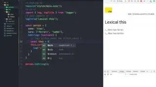 ES6 Lexical Scope (this keyword)