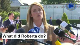 Roberta Metsola Farewell: European Political Community Meeting at Mimi Castle