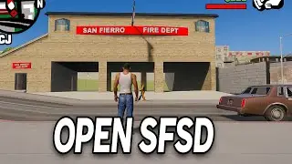 GTA San Andreas Open SFSD Mod | Fire Department Interior Access | Android & PC Easy Installation