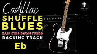 Get Ready to ROCK with this Half Step Down Cadillac Shuffle Blues in Eb backing track