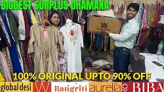 Hidden Warehouse! -Cheapest Export Surplus Kurti Suits Brand- W BIBA|WHOLESALE From Direct Warehouse