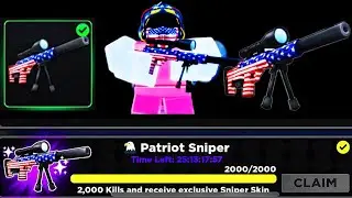 Patriot Sniper in Roblox Flag Wars! #video #flagwars #roblox #robloxflagwars #viral