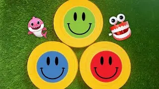 Satisfying Video | Unpacking and Mixing Rainbow Candy in SMILE  Boxes ASMR