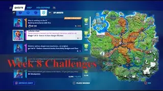 Fortnite Week 8 Challenge Quests