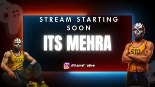 🔴[Live] 🎮 FREE FIRE LIVE STREAM | CUSTOM ROOMS | RANK PUSH | its Mehra🔥#garenafreefire