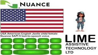 Joelle USA English child female Nuance text to speech voice