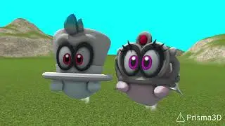 Cappy and Tiara in the outside  #prisma3danimation #animation #tests