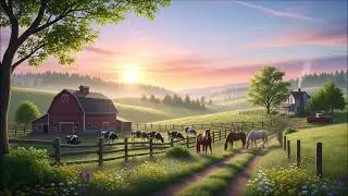 Farm Ambience Sound Effect  | Peaceful Rural Background Audio