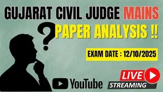 GJS MAINS (12/10/2025) Paper Analysis | Must watch if you have given exam | MOVE LAW ACADEMY