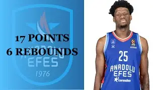 Daniel Oturu Highlights 17 Pts, 6 Rebs vs. Crvena Zvezda 24/25 Season
