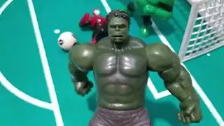 FUTEBOL de BONECOS - HER&Oacute;IS vs VIL&Otilde;ES Parte 3 - Valendo TA&Ccedil;A MUNDIAL - Jogo Completo segundo tempo!
