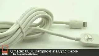 Qmadix USB Charging-Data Sync Cable with Lightning Connector
