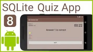 Multiple Choice Quiz App with SQLite Integration Part 8 - CONFIGURATION CHANGES - Android Tutorial