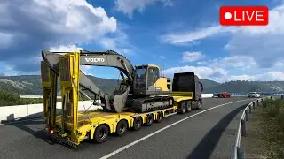 ETS2 Hindi LIVE Today 🔥 | Realistic Long Drive 🚛 | Euro Truck Simulator 2