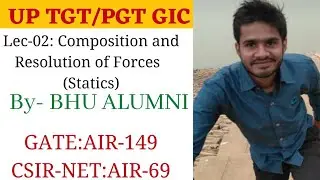 Lec-02: Composition and Resolution of Forces ( Statics)
