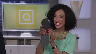 Floxite Mini 5x Lighted Folding Metallic & Travel Mirror on QVC