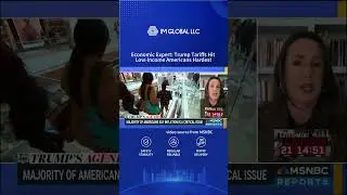 Economic Expert: Trump Tariffs Hit Low-Income Americans Hardest