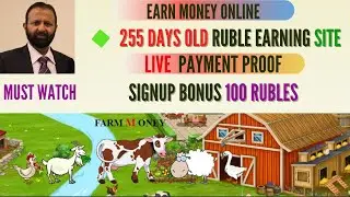 Earn Money Online | Live Payment Proof | Signup Bonus 100 Ruble | How To Create Account In farmmoney