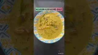 Recipe 11 - Mushroom Aloo Kasundi Gravy#kasundi#food#indiancuisine#bengalifood#