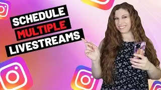 How To Get Scheduled Livestreams On Instagram Profile (Schedule Multiple Streams At Once)