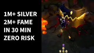 Over 1M Silver and 2M Fame in 30 min - Albion Online