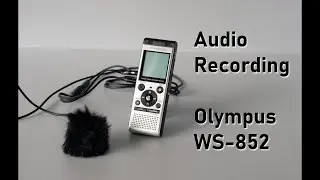 Запись звука для видео на YouTube &mdash; Olympus WS-852