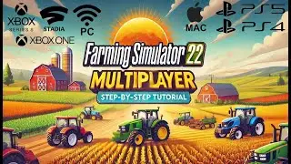 How to Join a Multi-player FS22 Game - #deerlands  #farmingsimulator22 #crossplatform