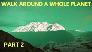 HOW BIG IS A PLANET in Space Engineers? Walk Around a Planet (Part 2)
