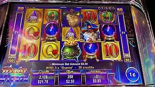 Day 4: Trying Every Slot Machine: Wonder Wizard Quad Shot Progressive Plus Free Games