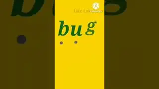 Word-bug reading practice #phonics #3letterwordsforkids #childrenlearningvideos #cvcwords