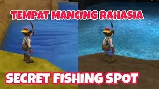 Tempat memancing rahasia di Harvest Moon Hero of Leaf Valley