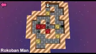 Sokoban (Boxxle) Level 49 played on Rokoban for Windows.