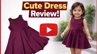 Beautiful Plum Dress for Baby Girl 💜 | Party Wear Frock Design | Latest Kids Fashion