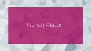 Nancy Alston - appearance
