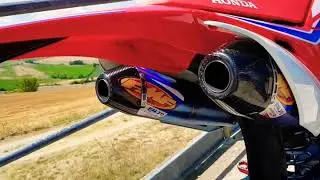 CRF 450 RX, FMF TWIN SILENCERS PURE SOUND