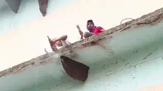 ২ তালা বিল্ডিং থেকে অনেক গুলি চাক থেকে মধু সংগ্র করলাম! খাঁটি মধু! Honey