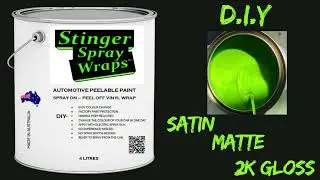 STINGER SPRAY WRAPS a Spray on Vinyl Wrap