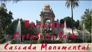 Barcelona. Ciutadella Park. Cascada Monumental. 30.07.2020.