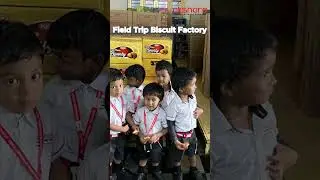 Pre primary students visited biscuit factory as part of field trip