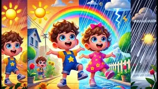Weather & Farm Adventure with Luca & Lila 🌦️🐮 Fun Kids Songs | Learn About Weather & Animals