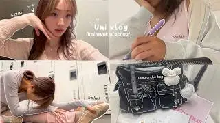 FIRST WEEK of UNI vlog 🎧 grwm, back to studying, ballet, spending time with family