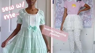 sew with me | repairing and making j-fashion (inspired) pieces