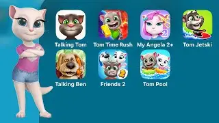 Talking Tom Talking Tom Time Rush My Talking Angela 2+ Talking Tom Jetski Talking Ben Tom Pool