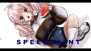 【Autodesk Sketchbook】SpeedPaint Cute Anime Girl /Digital painting tutorial